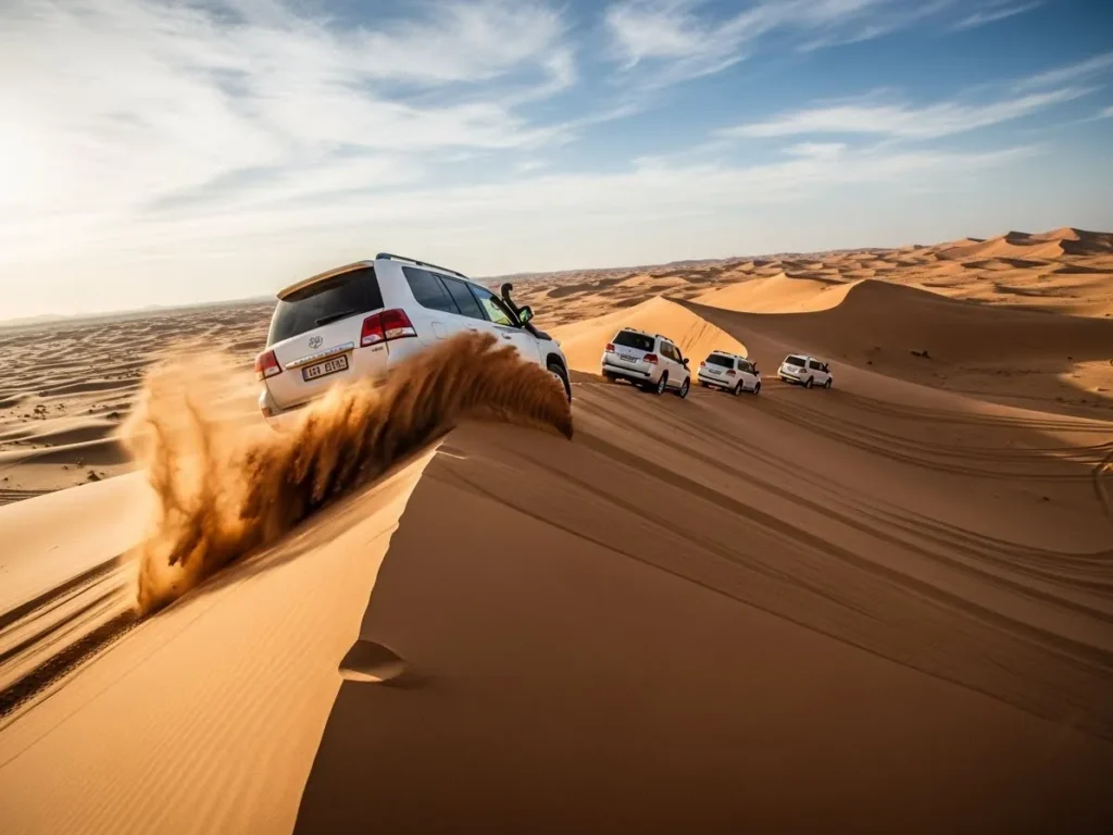 Convoy Dune Bashing Shot