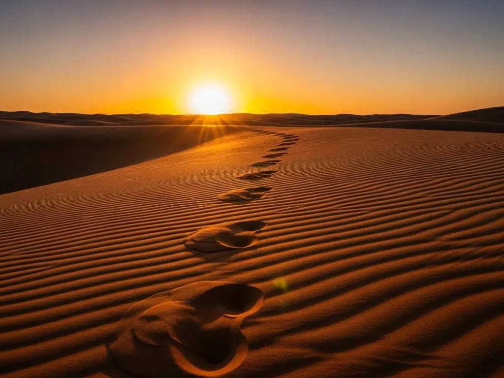 Footsteps in the Sand