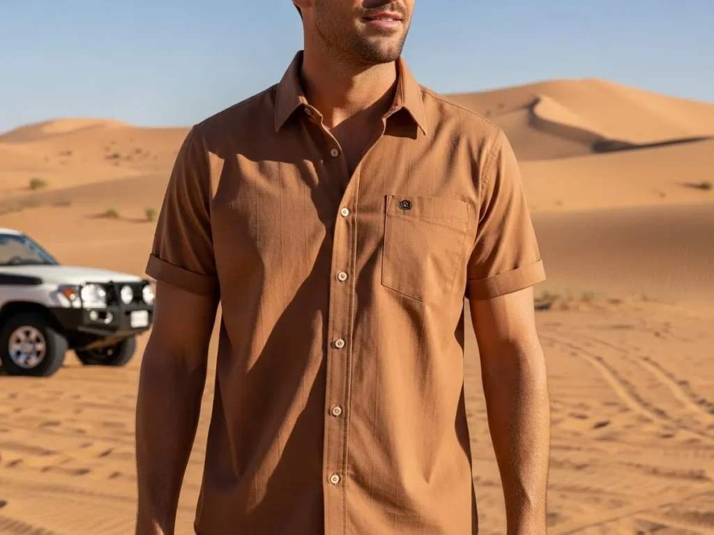 Short-Sleeve Button Shirt