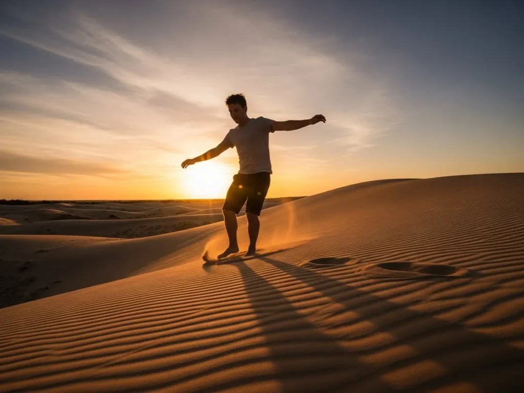 Slow Spin on the Dune
