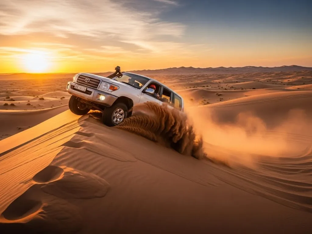 Sunset Dune Bashing Shot