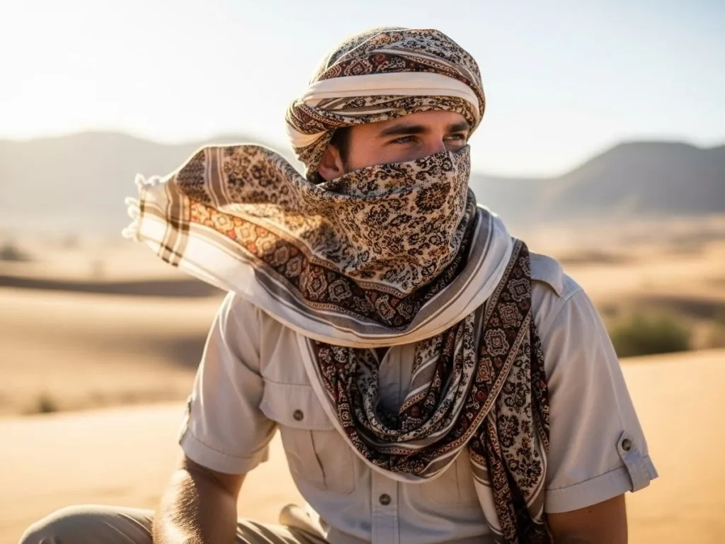 Traditional Scarf with Casual Wear