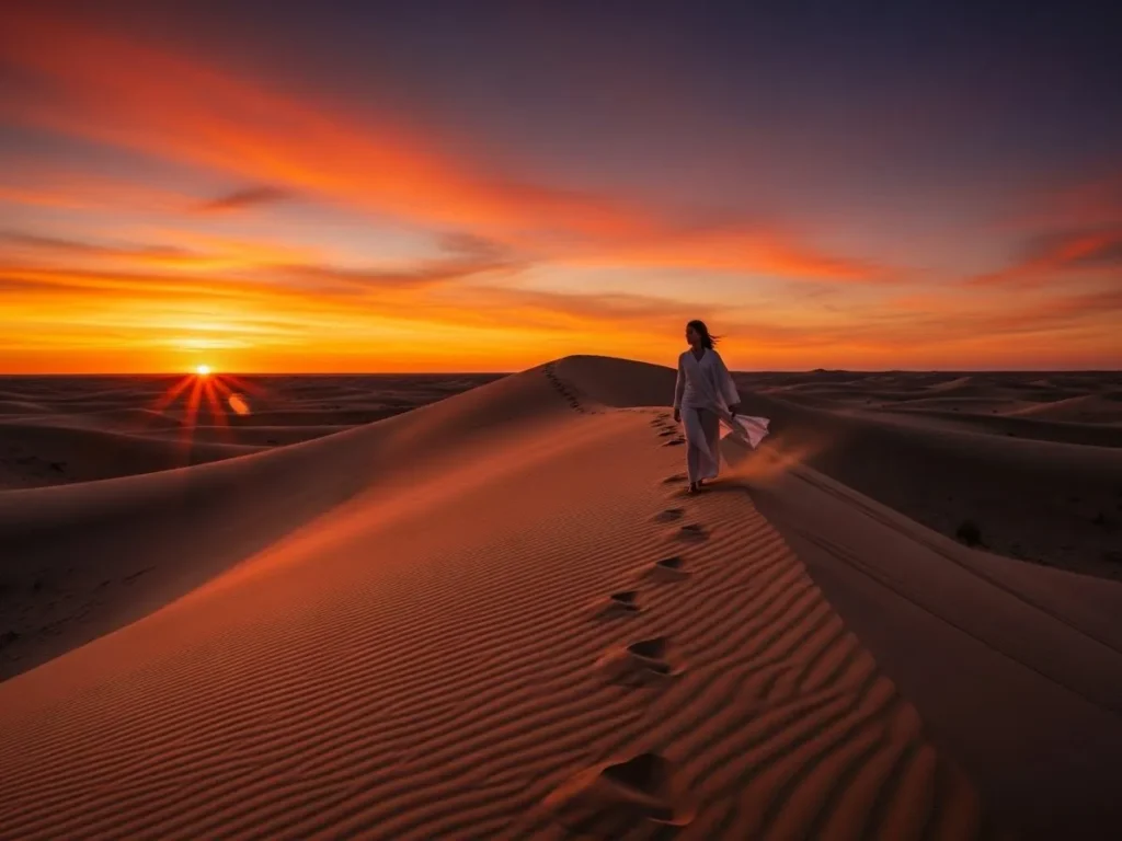 Walk on the Dune Ridge