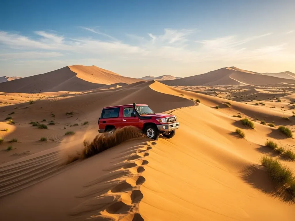 Wide Shot with Desert Background